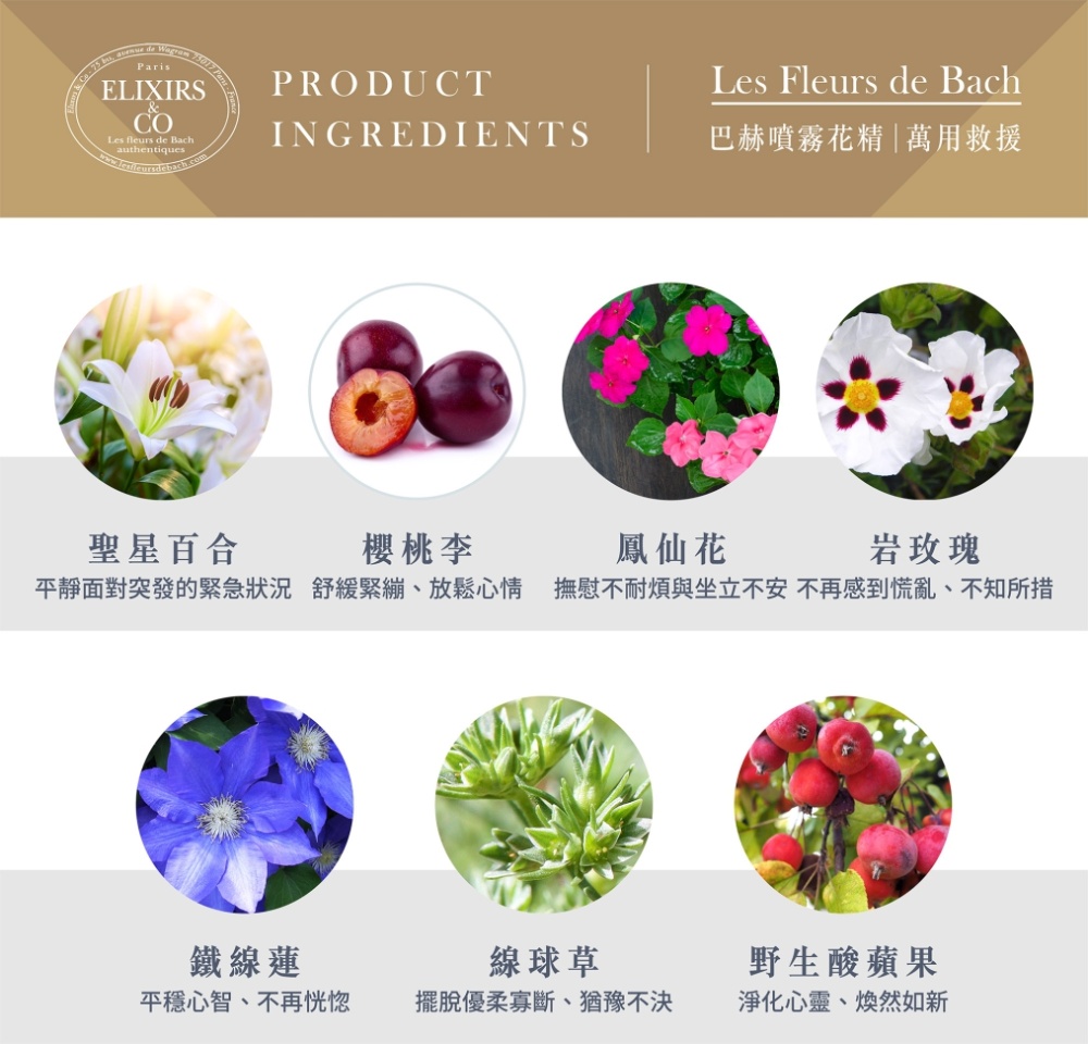 【巴赫花精】萬用救援複方花精 20ml