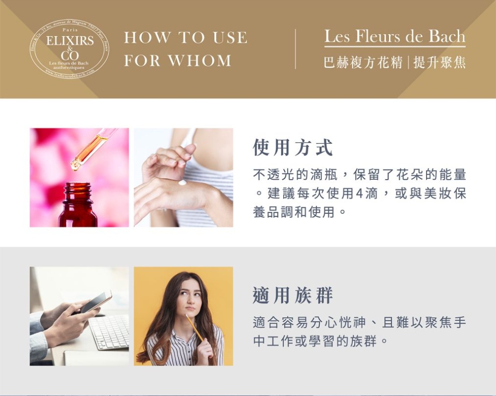 【巴赫花精】提升聚焦複方花精
