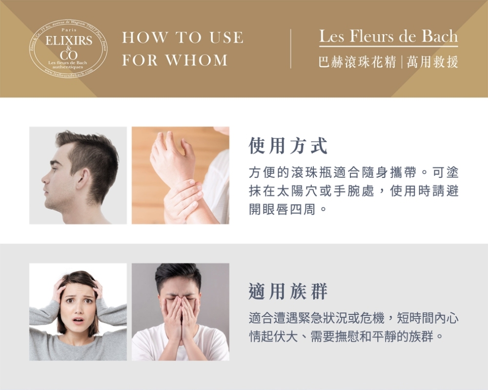 【巴赫花精】萬用救援滾珠花精