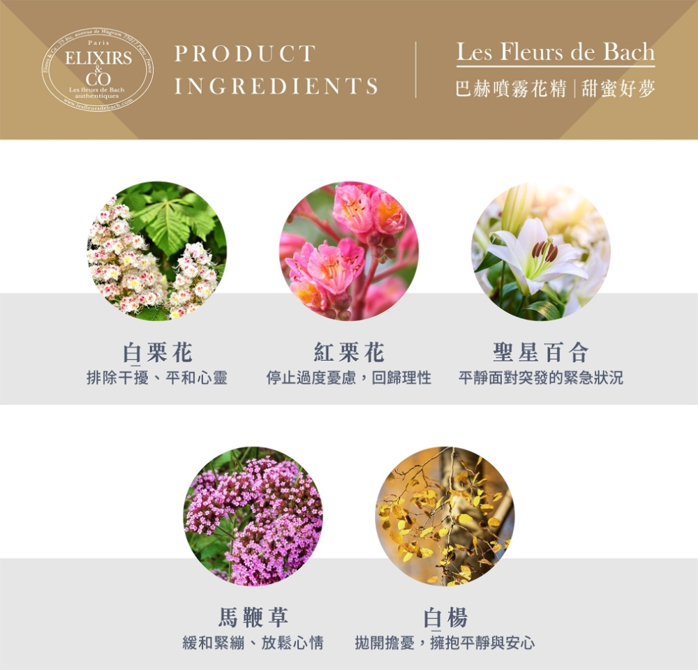 【巴赫花精】甜蜜好夢噴霧花精